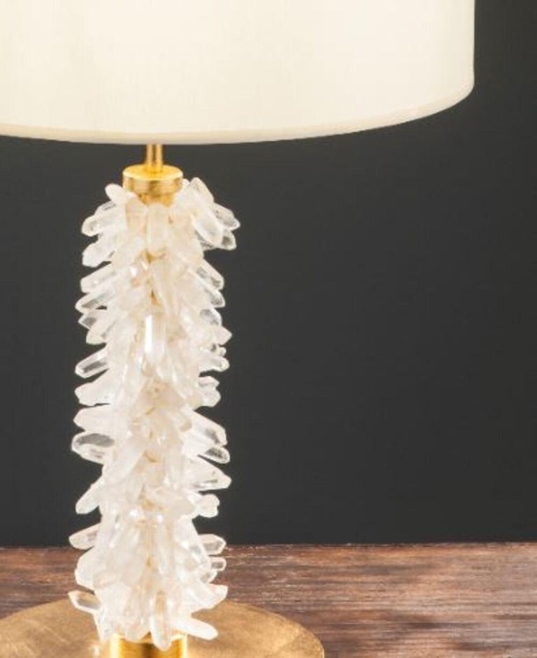 Quartz "Anabelle" Table Lamp, Marcele Muraro For Sale at 1stDibs