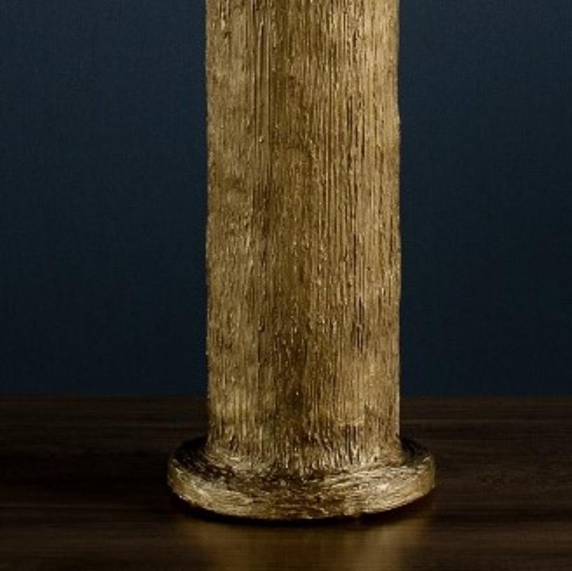 Brazilian Quartz and Bronze Table Lamp by Aver For Sale