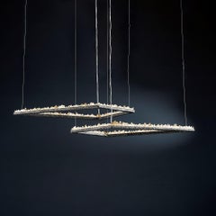 Quartz Pendant Light III by Aver