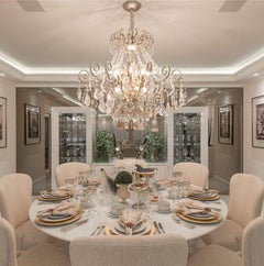 Quartz Chandelier Lamp by Aver