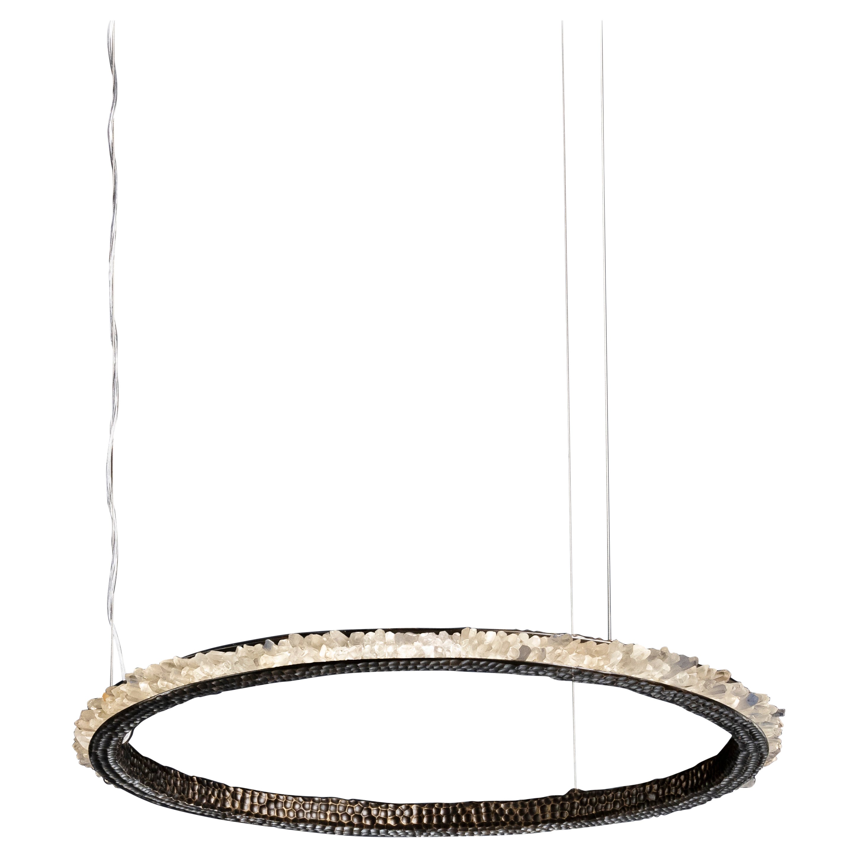 Lustre en quartz VI 73 par Aver