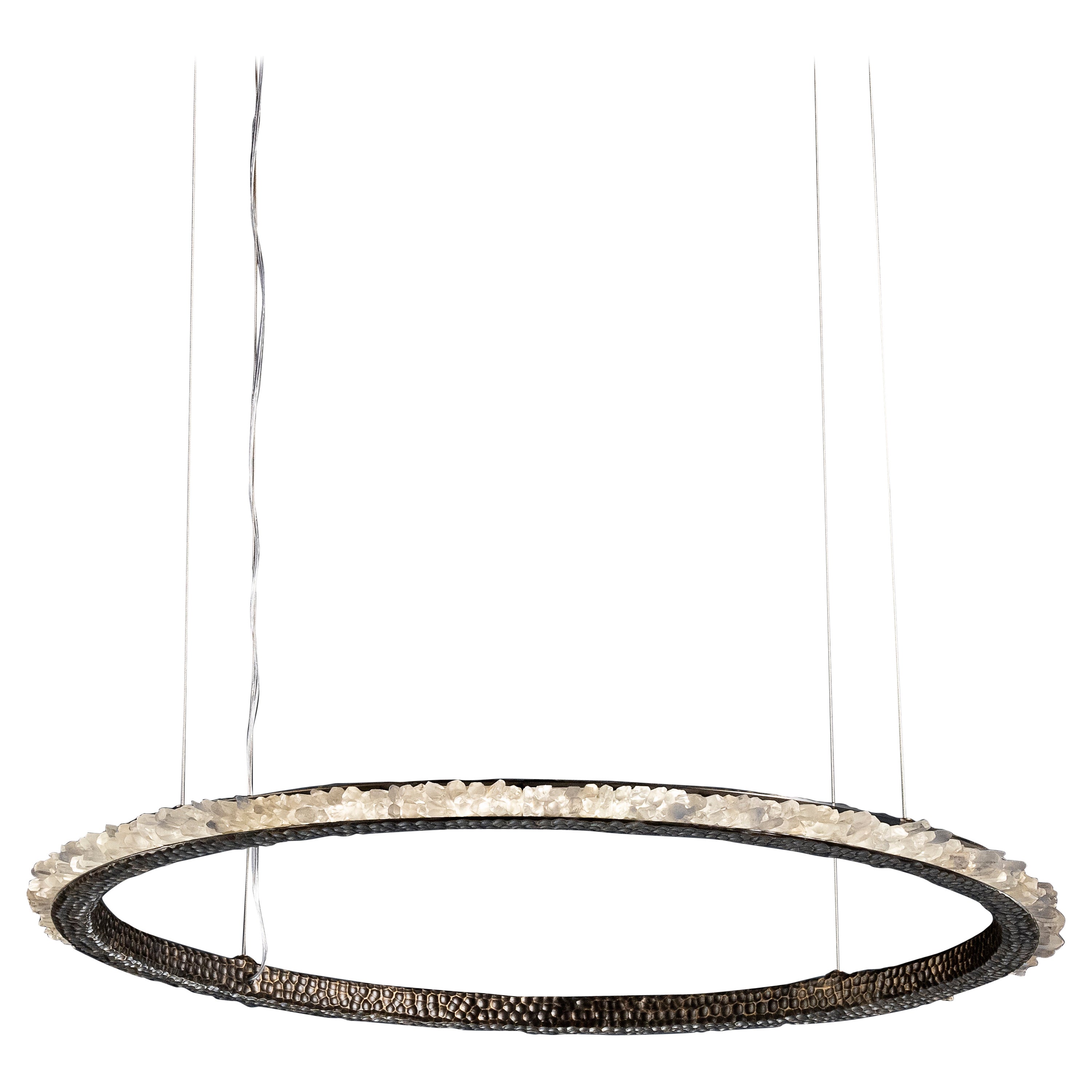 Lustre en quartz VI 88 par Aver en vente