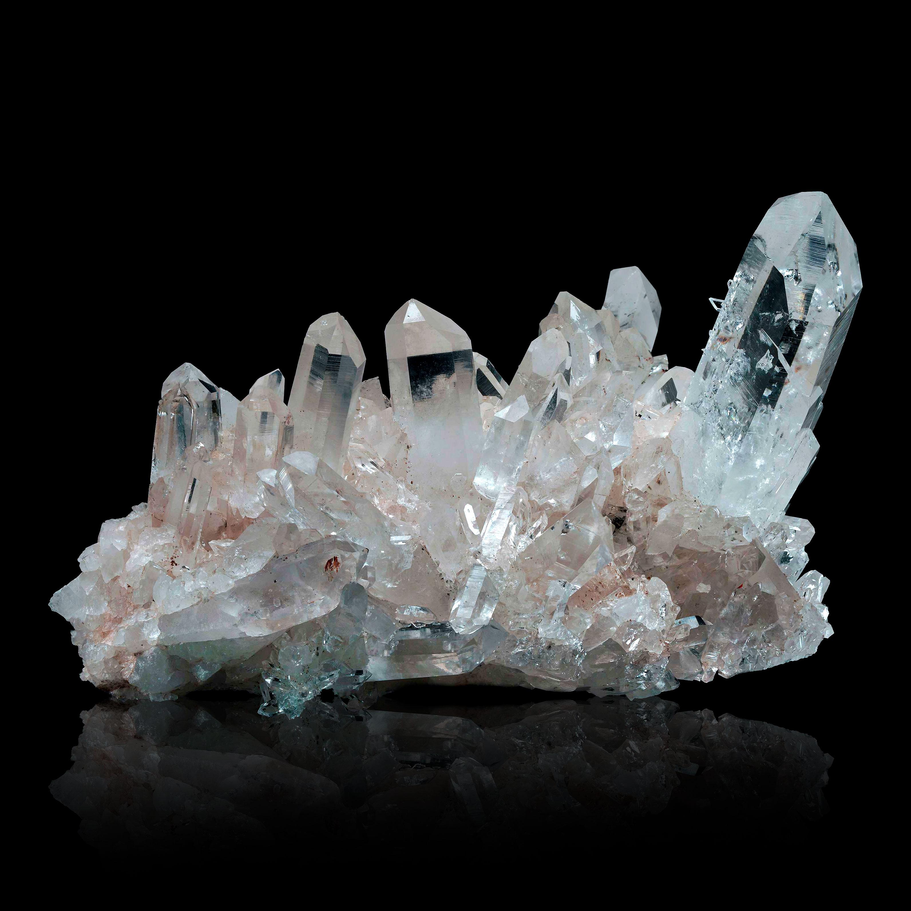Natural Rose Quartz Cluster with Lithium Inclusions From Colombia – 4.41 Lb. For Sale 1