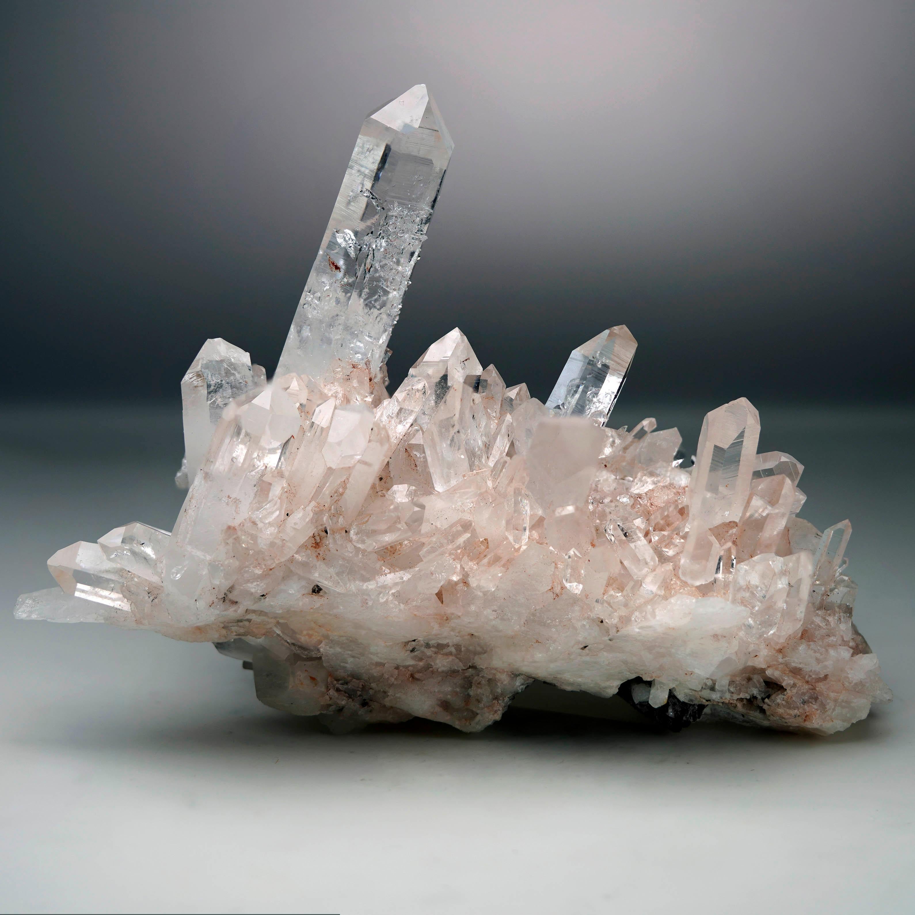 Natural Rose Quartz Cluster with Lithium Inclusions From Colombia – 4.41 Lb. For Sale 4