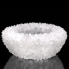 Quartz Crystal Bowl from Brazil — Natural Luxury Decor