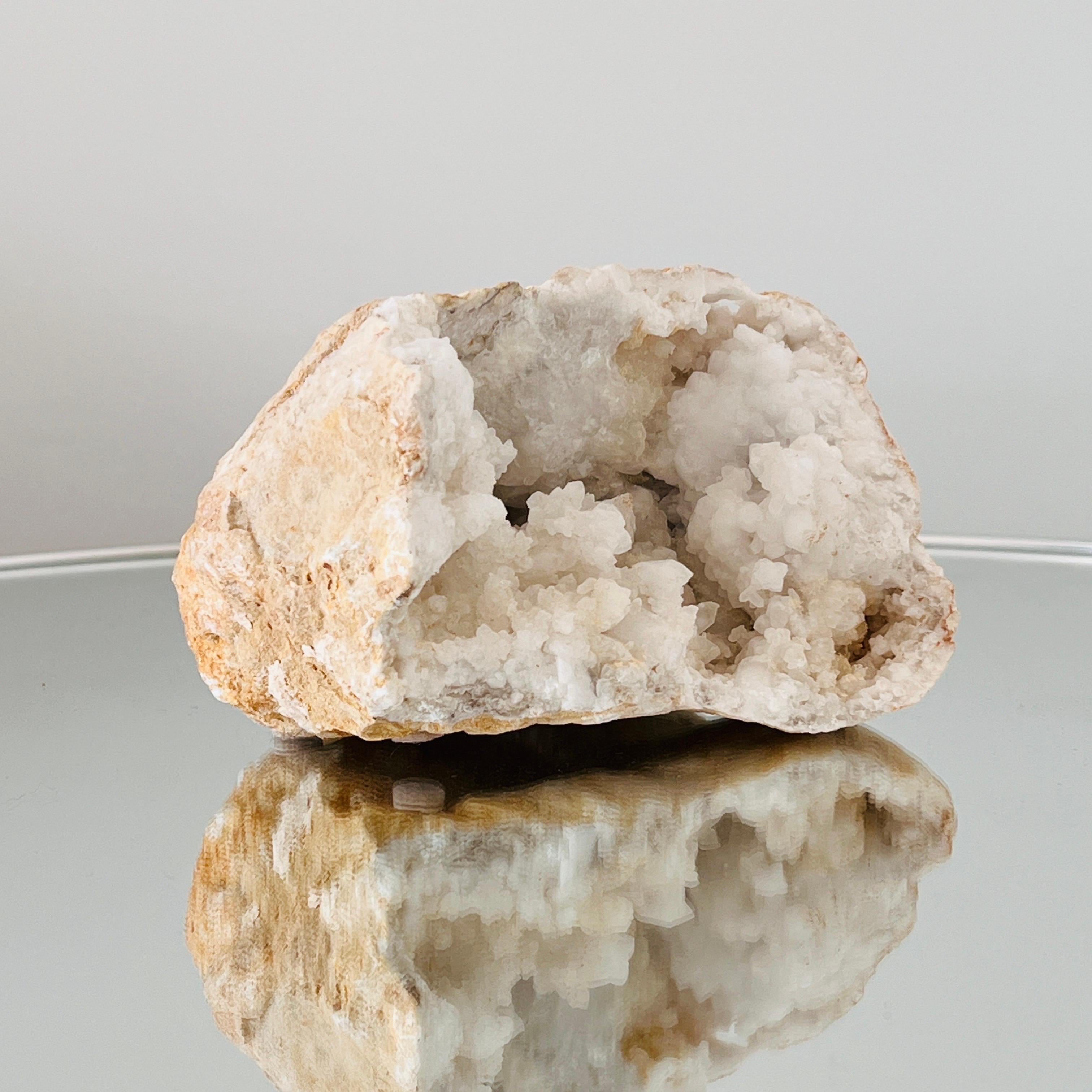 Contemporary Quartz Crystal Geode 