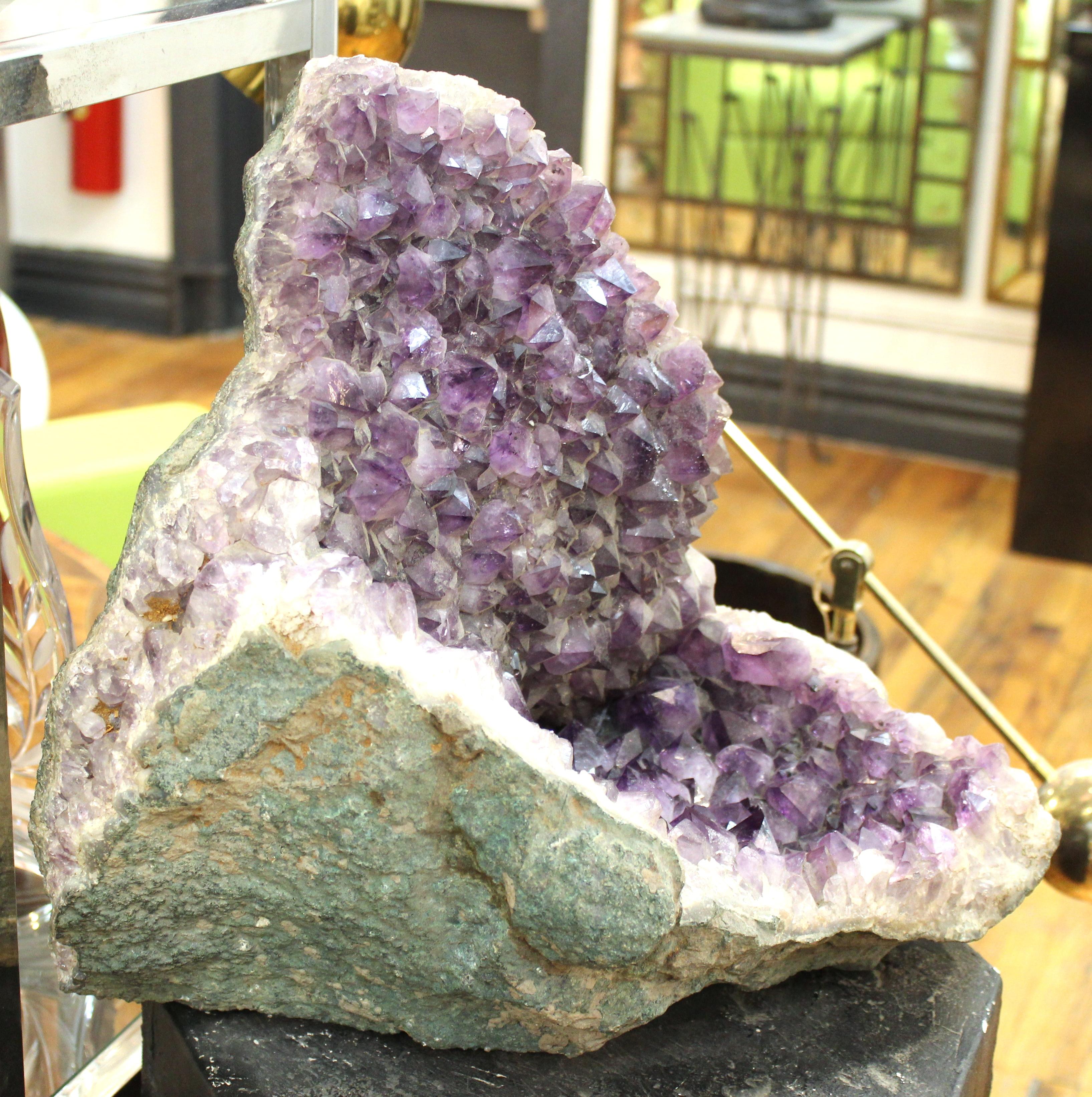 18th Century and Earlier Quartz Crystal Geode Specimen