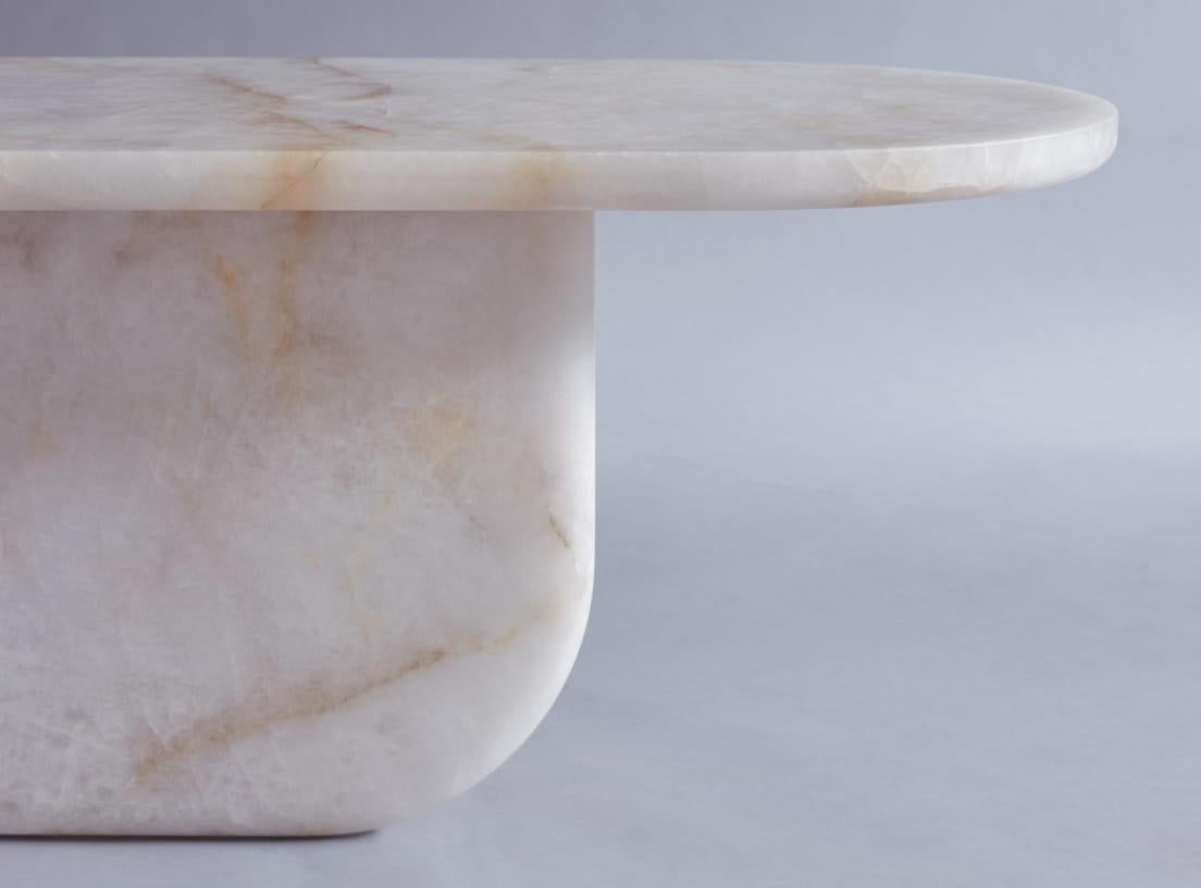 Américain Table en cristal de quartz par Jude Di Leo en vente