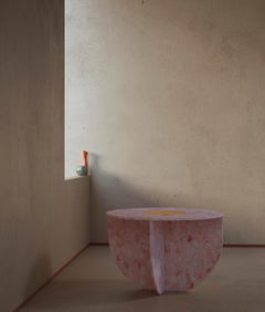 Quartz Elizabeth Love Table Handsculpted by Element & Co