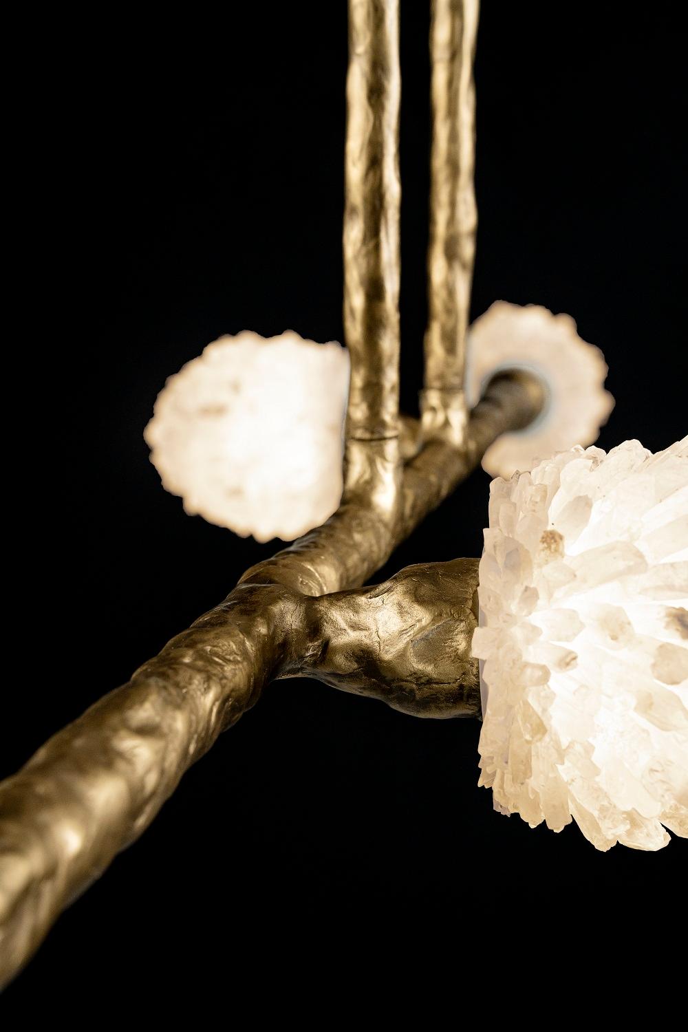 Quartz Pendant Light III by Aver In New Condition For Sale In Geneve, CH