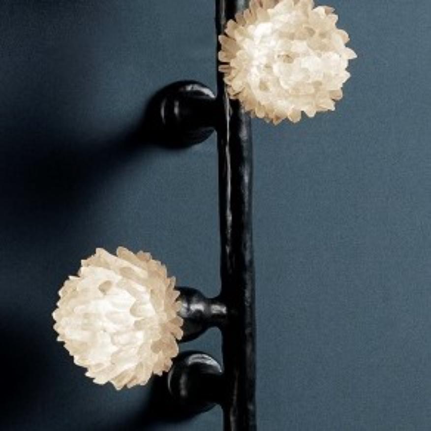 Post-Modern Quartz Wall Sconce III by Aver For Sale