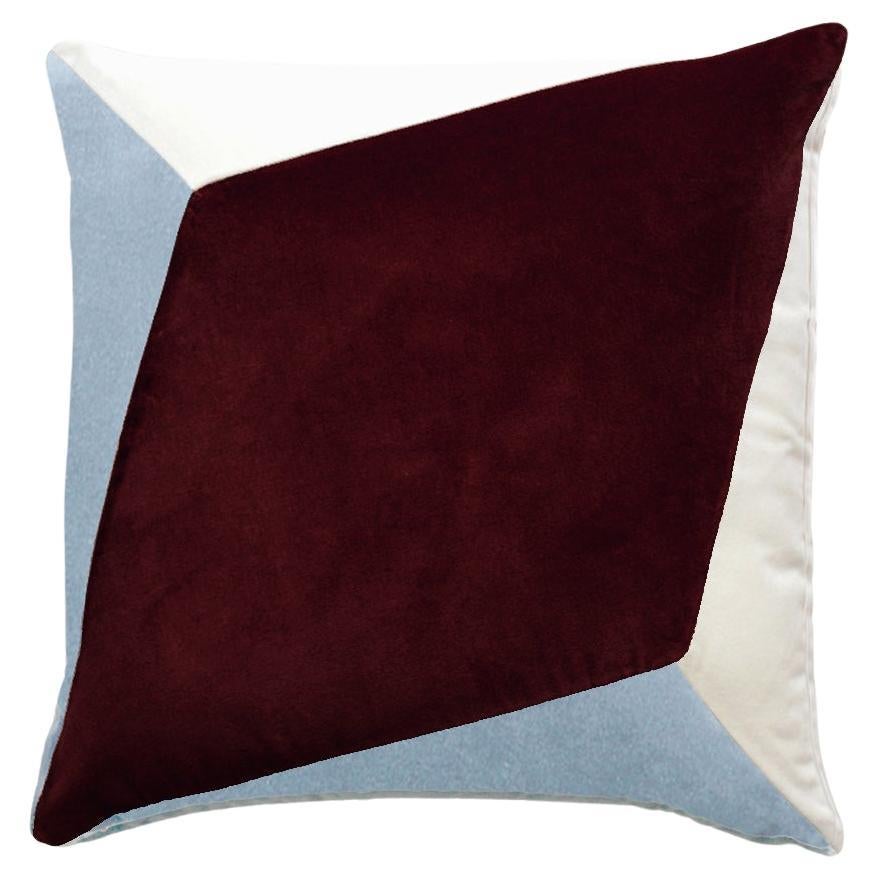 Quartz I Blue
Burgundy Velvet Deluxe Handmade Decorative Cushion