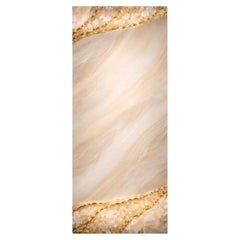Quartz Line Illuminated Wall Art in Natural Quartz by Sev Art Gallery