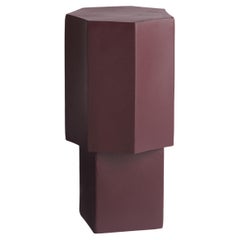 Quartz Maroon Side Table by NORR11