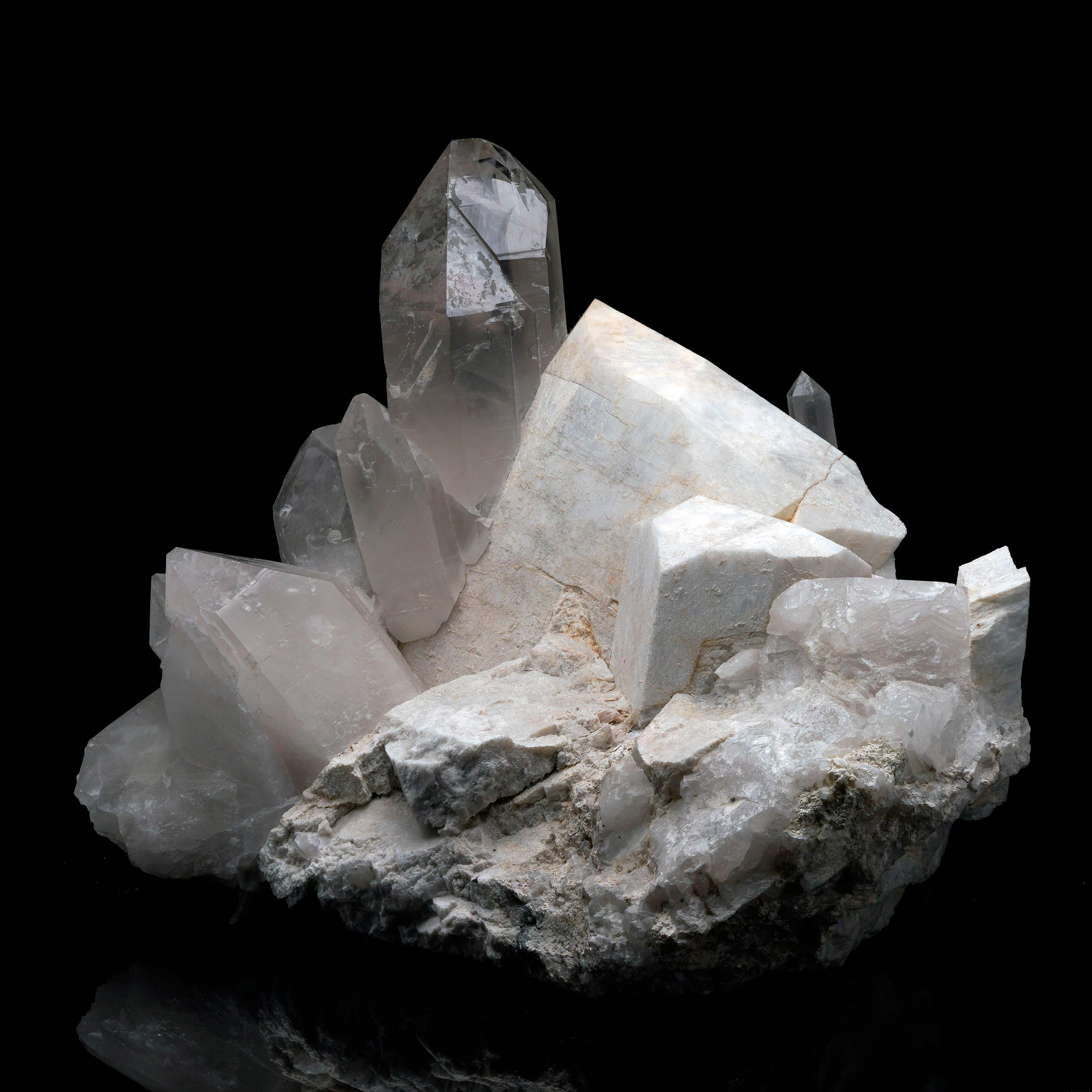Pakistani Quartz on Feldspar For Sale