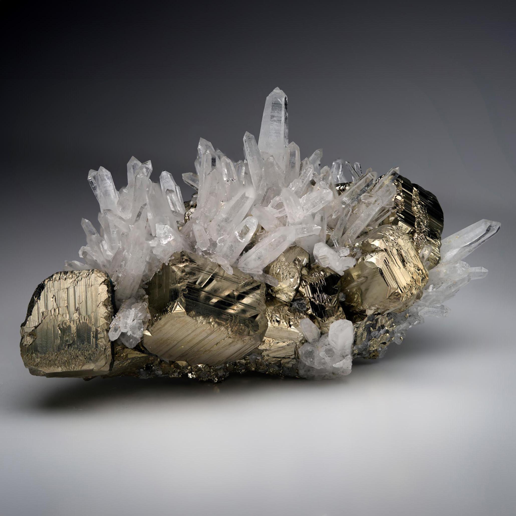 Peruvian Quartz on Pyrite From Peru For Sale