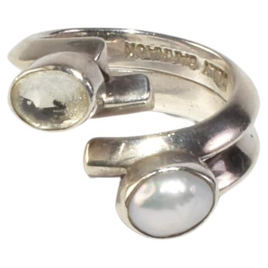 Quartz Pearl Ring For Sale