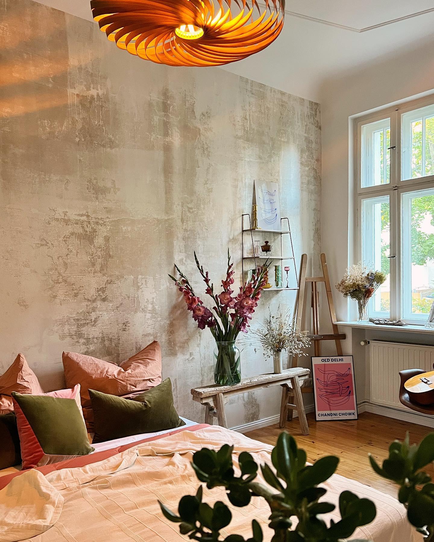 QUARTZ Pink and Terracota - Set of 2 Velvet Deluxe Handmade Decorative Pillows in vendita 1