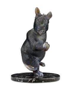 Quartz Rhinoceros by Andreas von Zadora-Gerlof