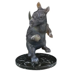 Quartz Rhinoceros by Andreas von Zadora-Gerlof