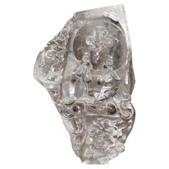 Quartz Rock Crystal of a Chinese Goddess