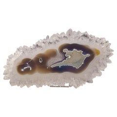 Quartz Stalactite Slice from Uruguay (1.35 lbs)