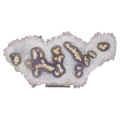 Quarz-Tropfstein-Scheibe aus Uruguay (305,5 Gramm)