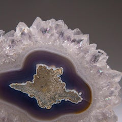 Quartz Stalactite Slice from Uruguay (351 grams)