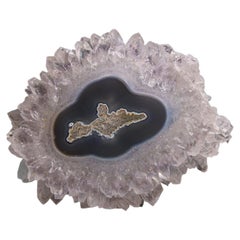 Quartz Stalactite Slice from Uruguay (351 grams)