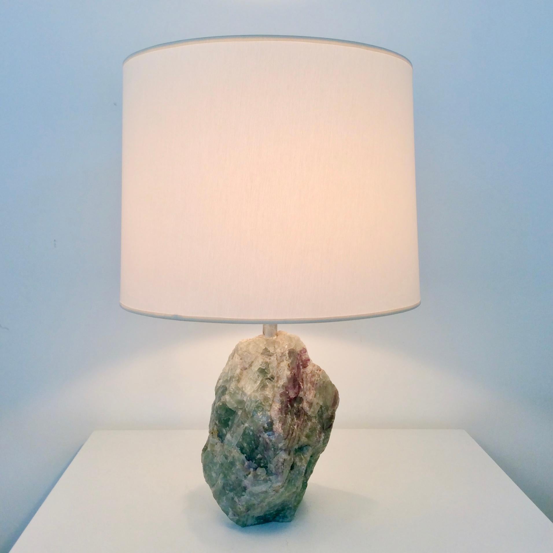 Quartz Table Lamp, circa 1950, France 3