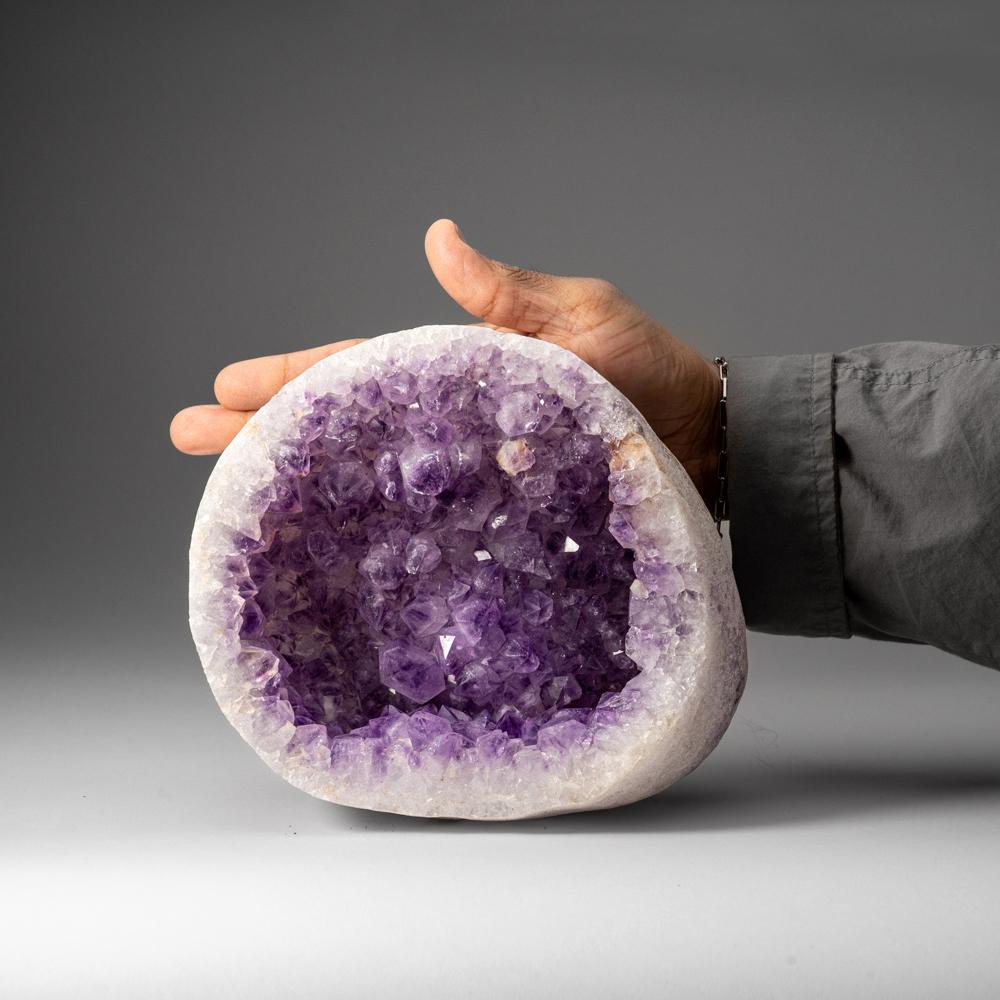 Other Quartz var. Amethyst Geode from Tekhdi, Madhya Pradesh, India For Sale
