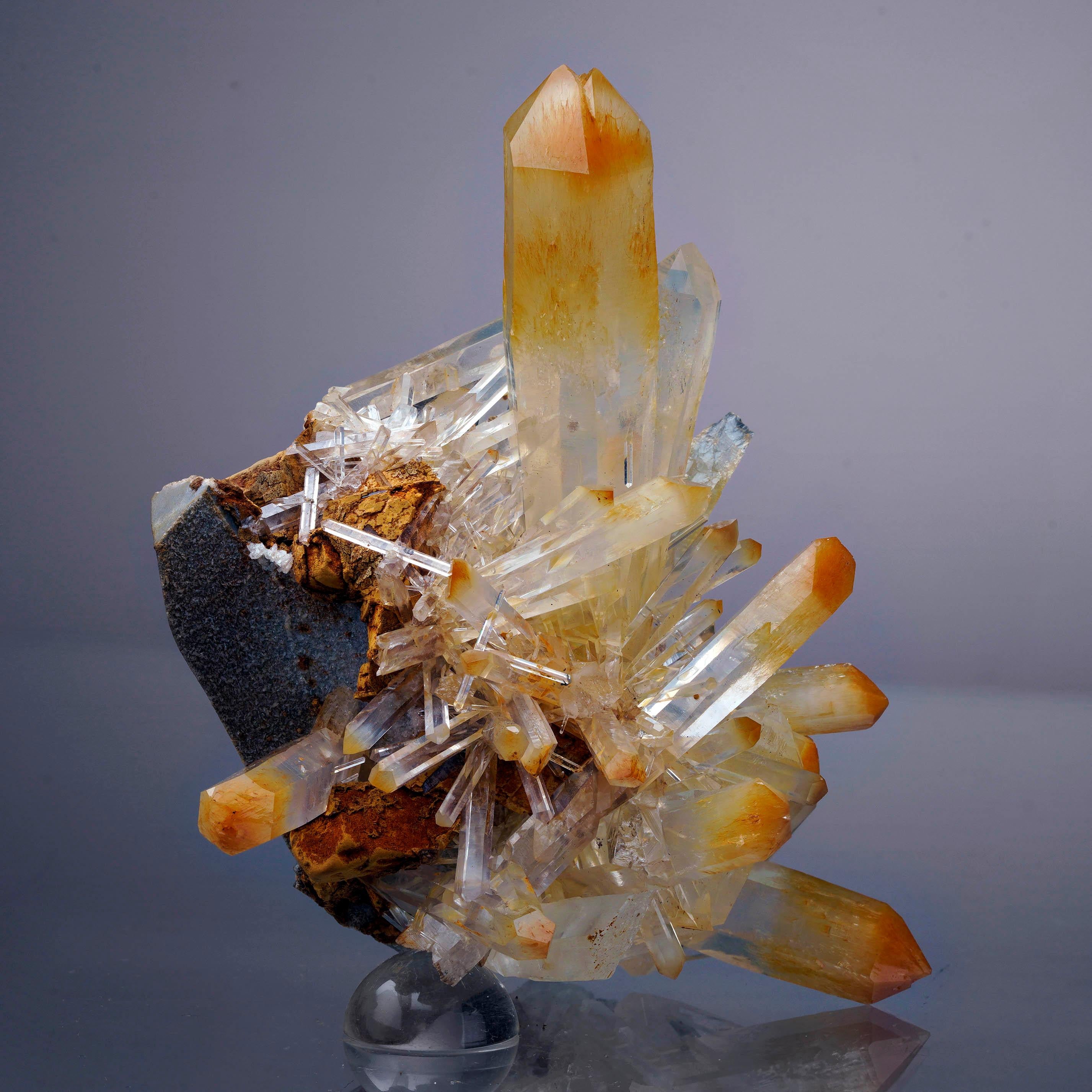 Colombian Quartz With Halloysite (Natural Mango Quartz) From Colombia – 189 Grams For Sale