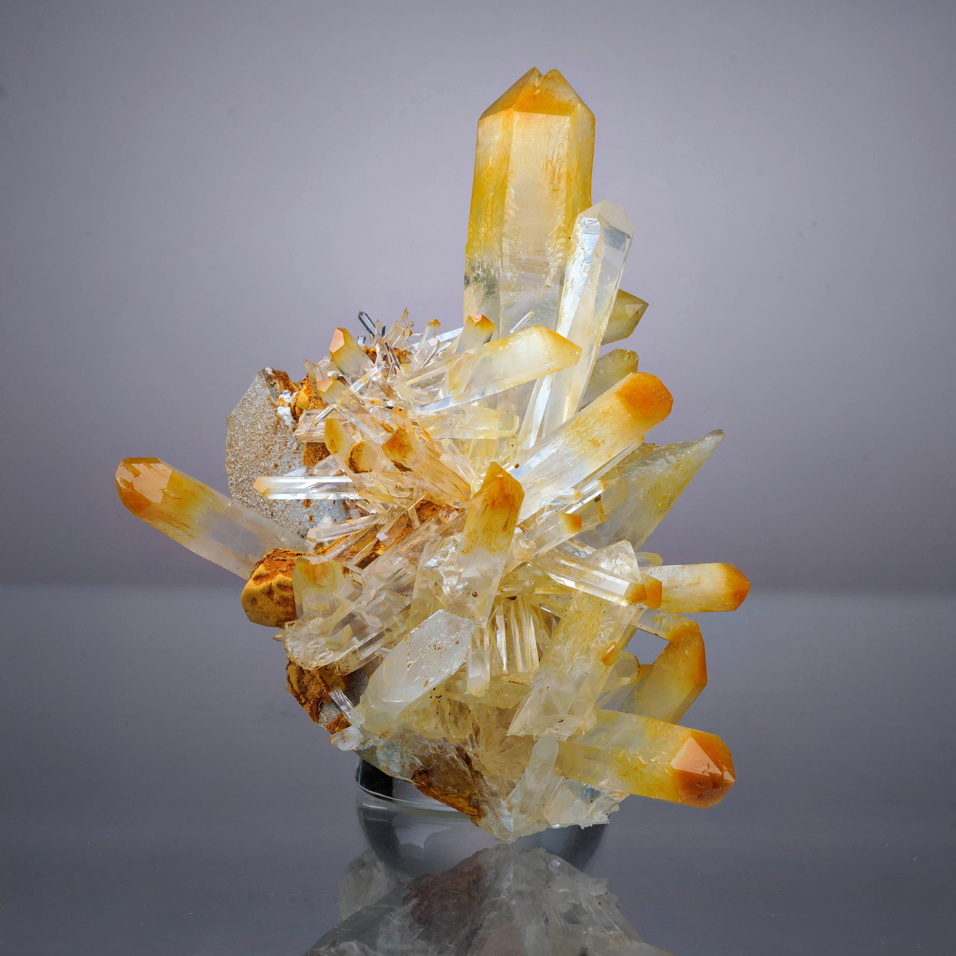 Quartz With Halloysite (Natural Mango Quartz) From Colombia – 189 Grams In New Condition For Sale In New York, NY