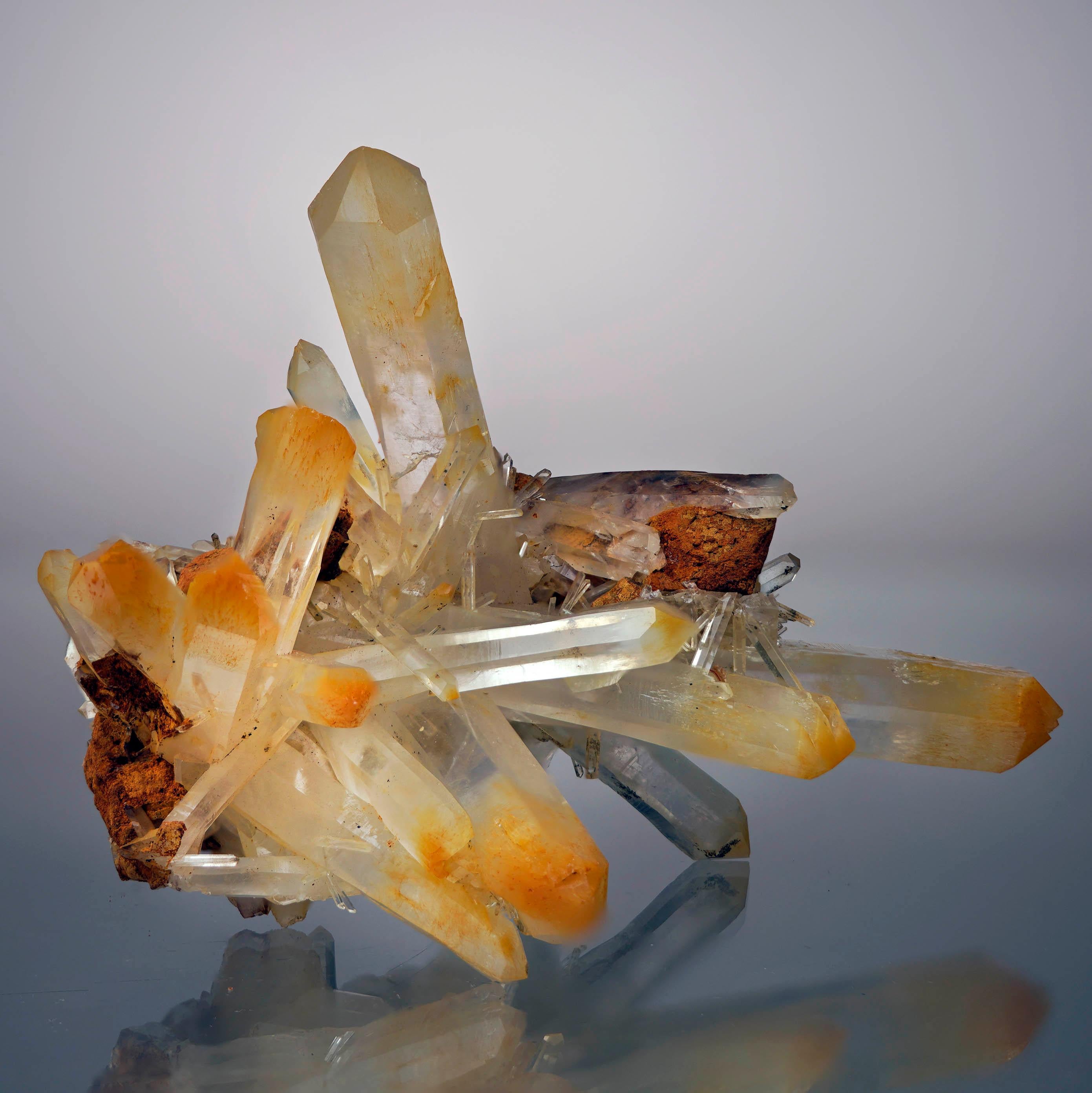 Colombian Quartz With Halloysite (Natural Mango Quartz) From Colombia – 283 Grams For Sale