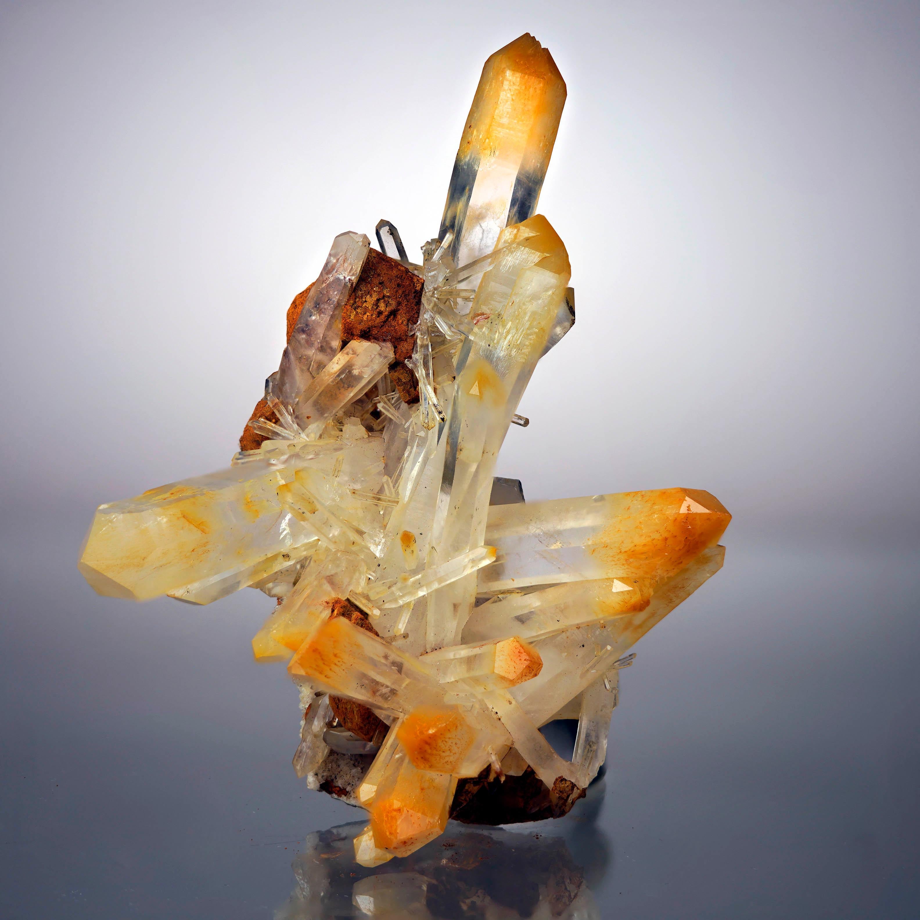 Contemporary Quartz With Halloysite (Natural Mango Quartz) From Colombia – 283 Grams For Sale