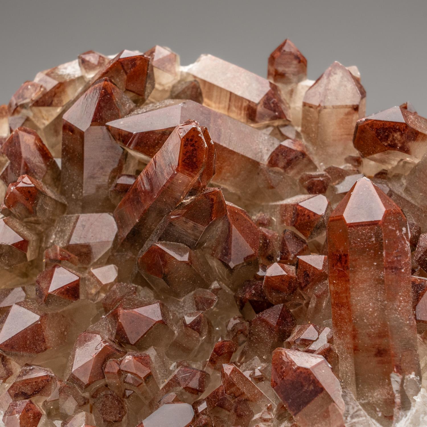 Crystal Quartz with Hematite inclusions from Gongchen, Guangxi, China For Sale