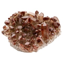 Quartz avec inclusions de hématite de Gongchen, Guangxi, Chine