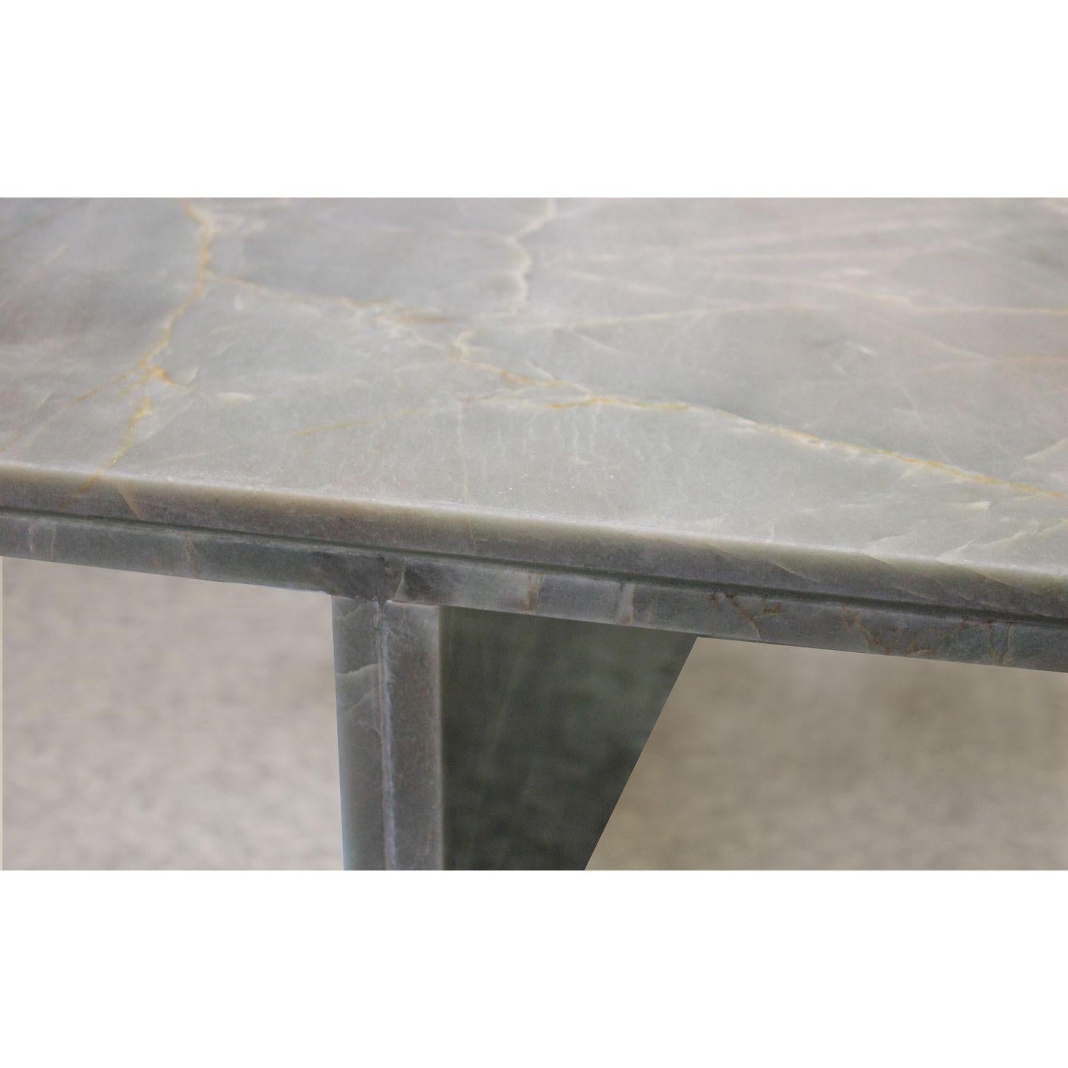 Quartzite Sculptural O Console by dAM Atelier 1