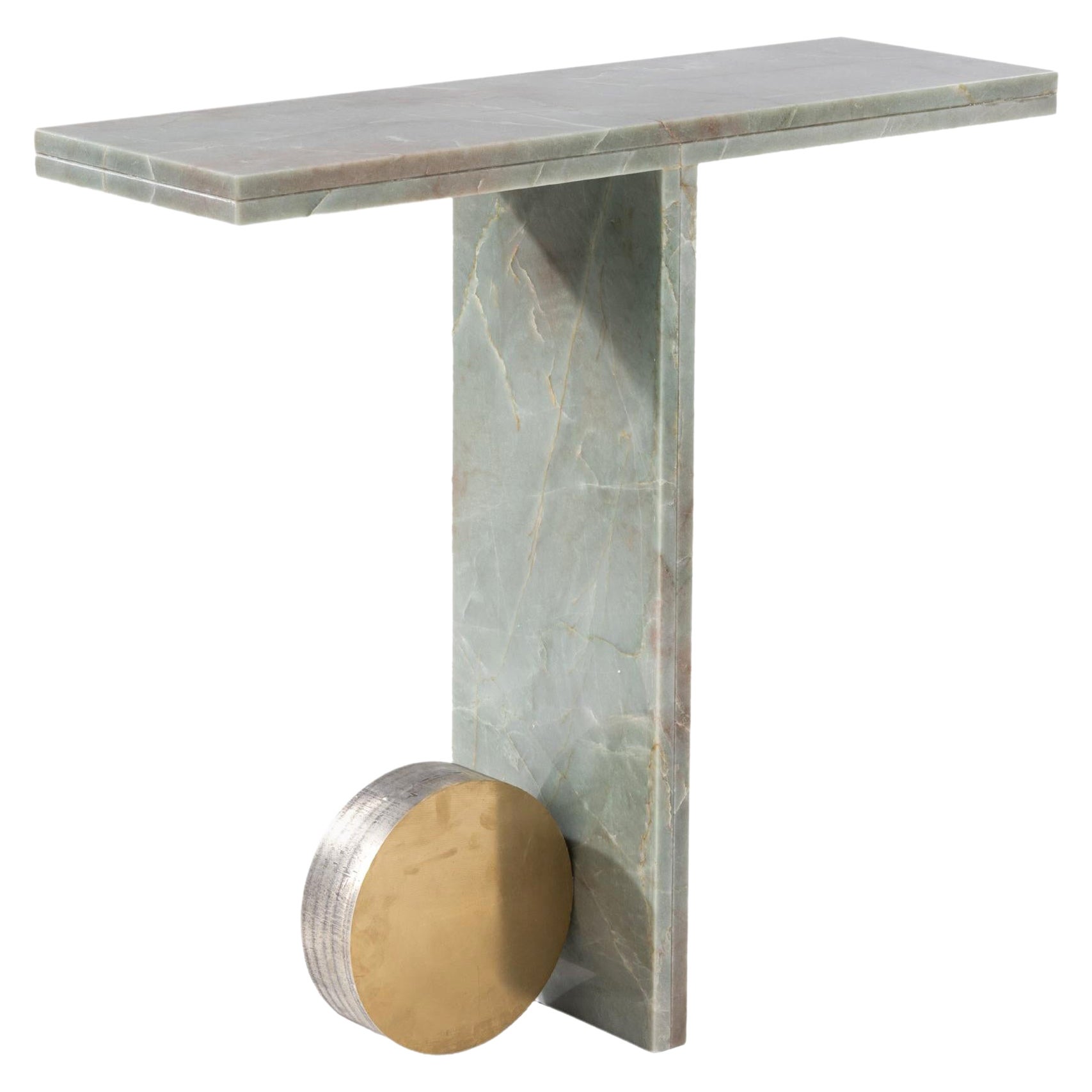 Quartzite Sculptural O Console by dAM Atelier