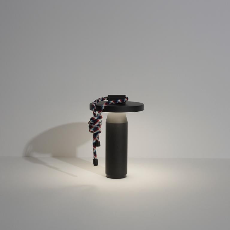 PETITE FRITURE Quasar,  Outdoor Portable Lamp, Black, Designer Samy Rio For Sale 1
