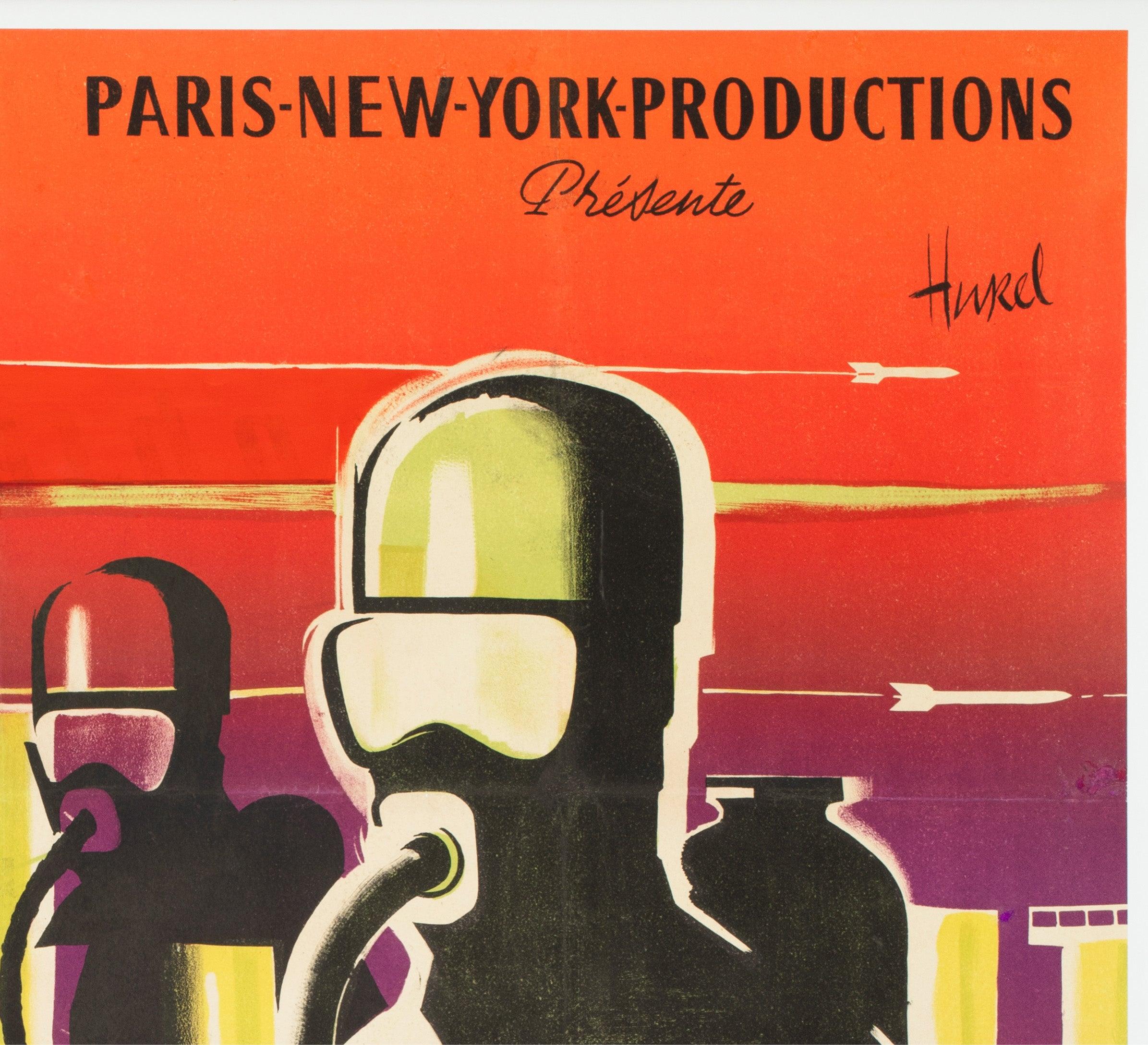 Quatermass II: Feind aus dem All 1958 Französisch Grande Film Poster, Clement Hurel im Zustand „Hervorragend“ im Angebot in Bath, Somerset