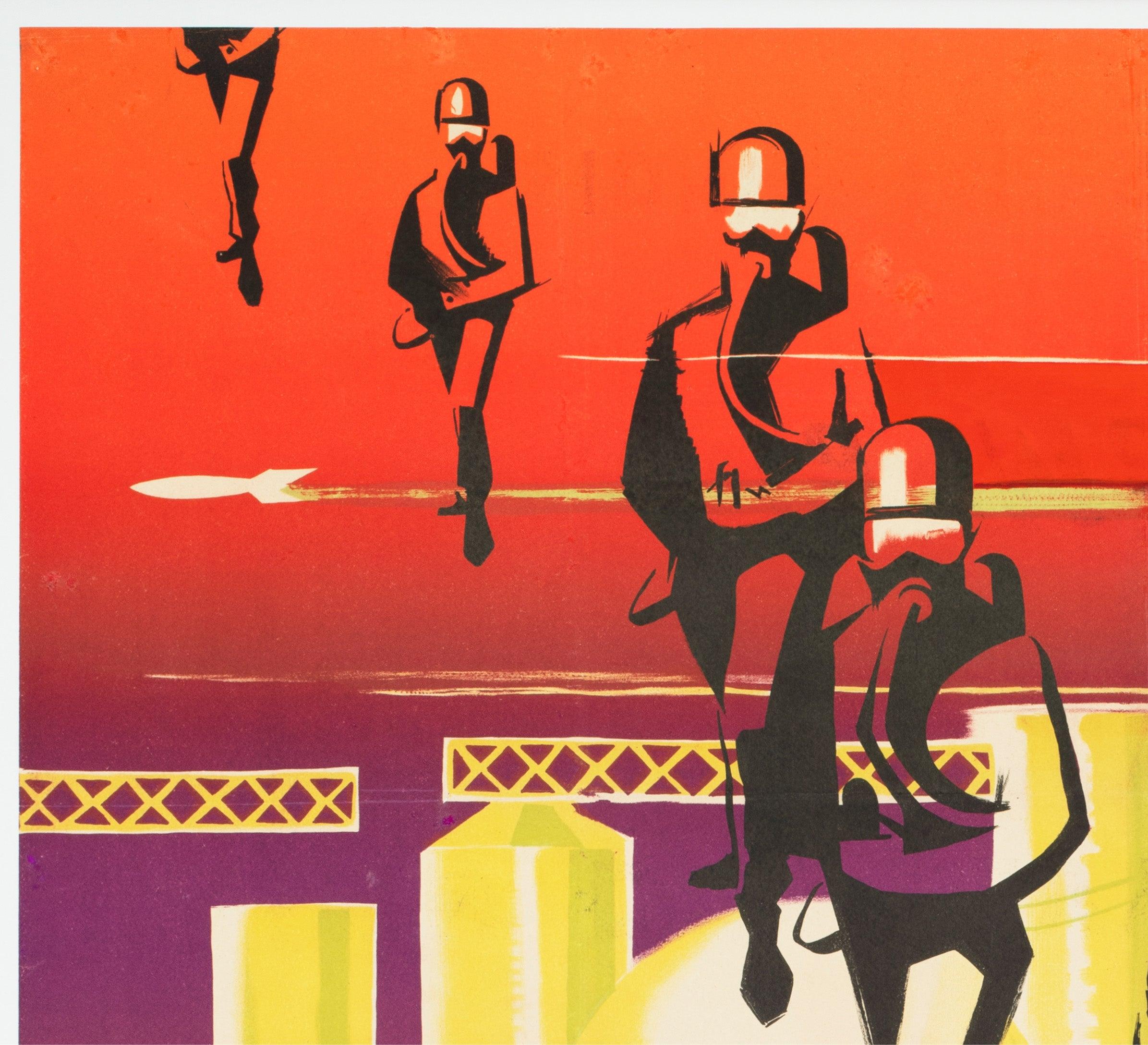 Quatermass II: Feind aus dem All 1958 Französisch Grande Film Poster, Clement Hurel im Angebot 1