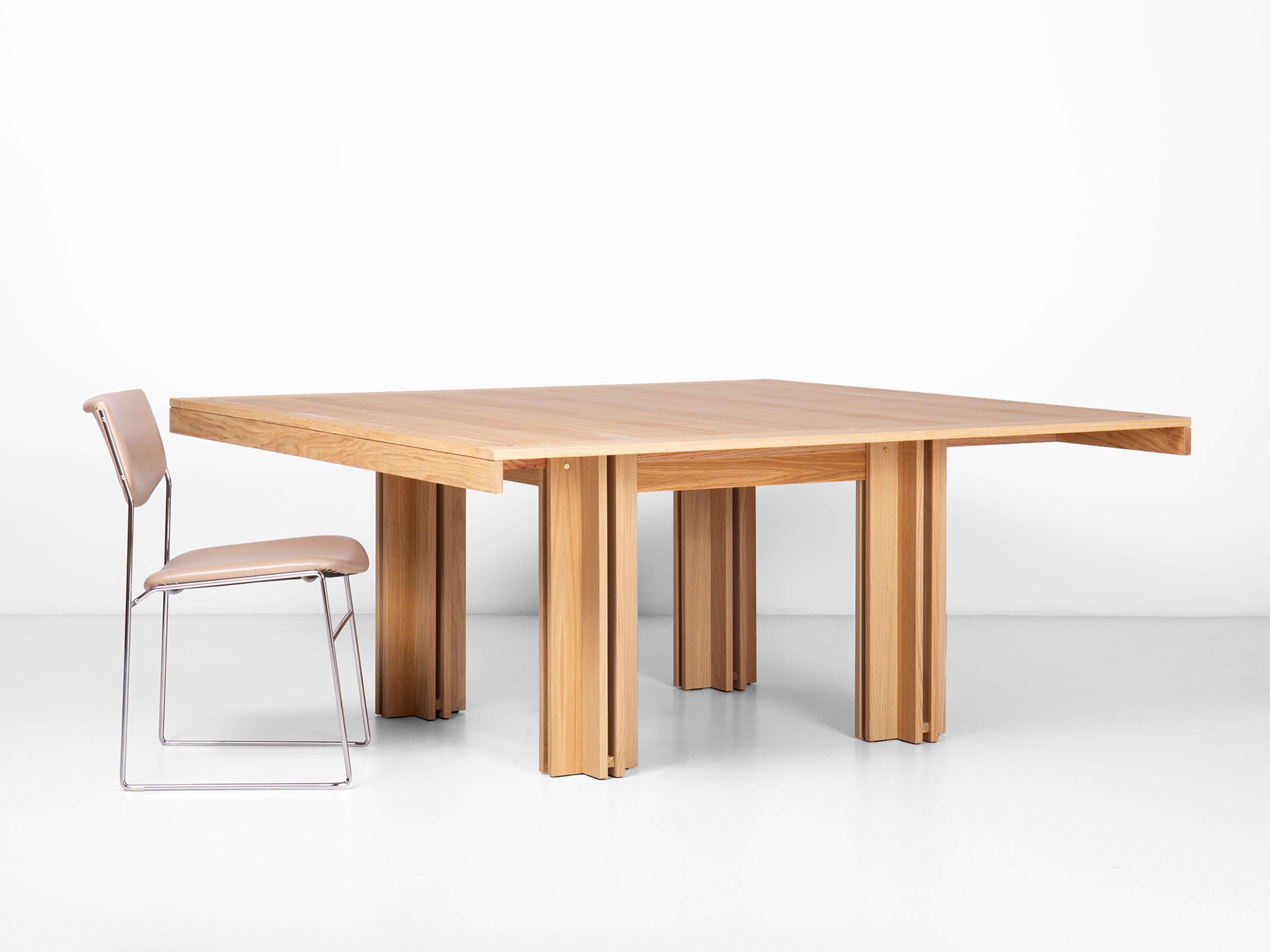 Mesa de madera Quatour de Carlo Scarpa, 1974 en venta 4