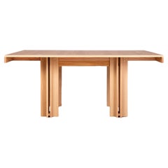 Quatour wooden table by Carlo Scarpa, 1974