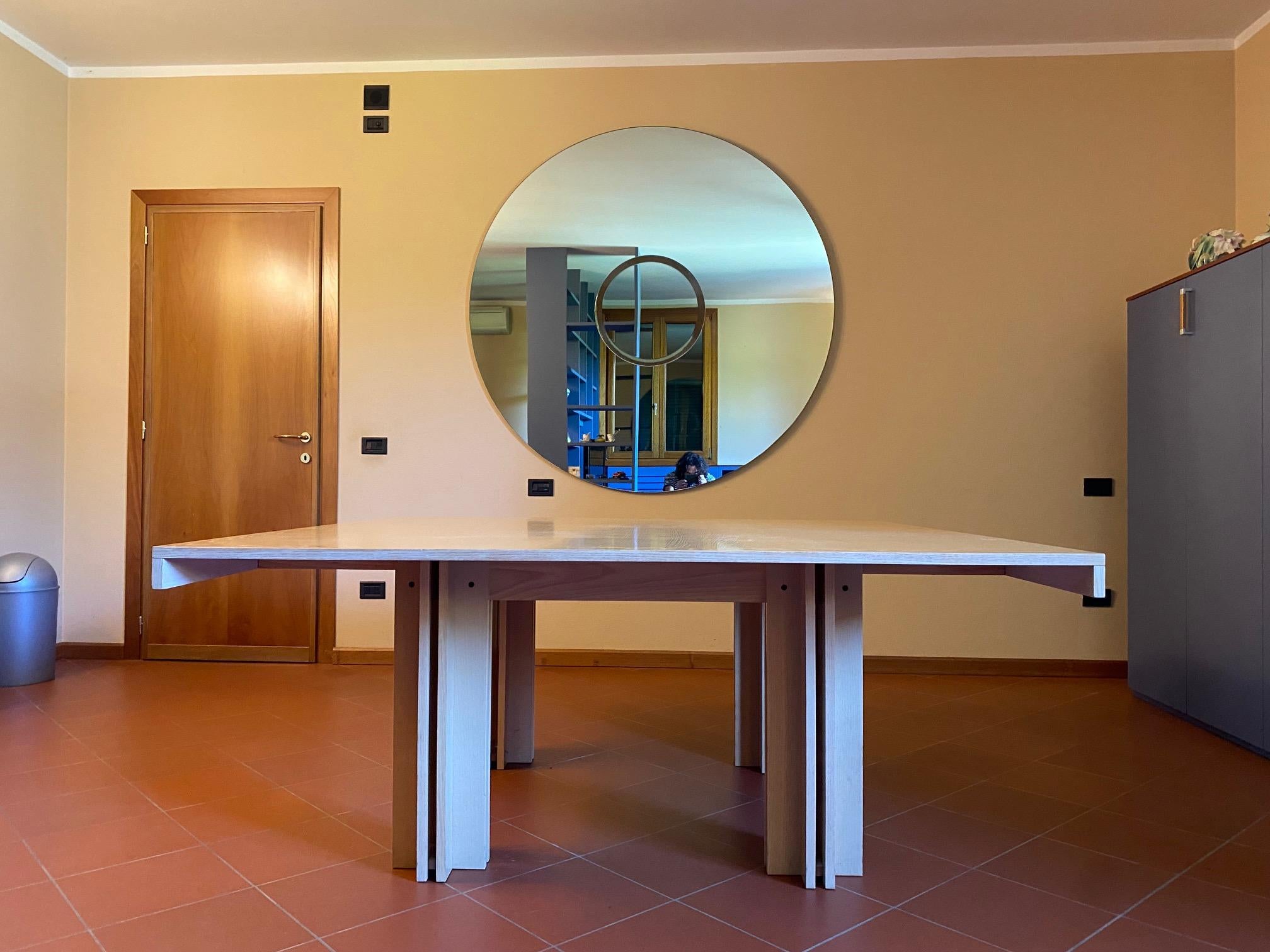 Quatour Wooden Table by Carlo Scarpa for Gavina, Italy 1973 In Good Condition In Argelato, BO