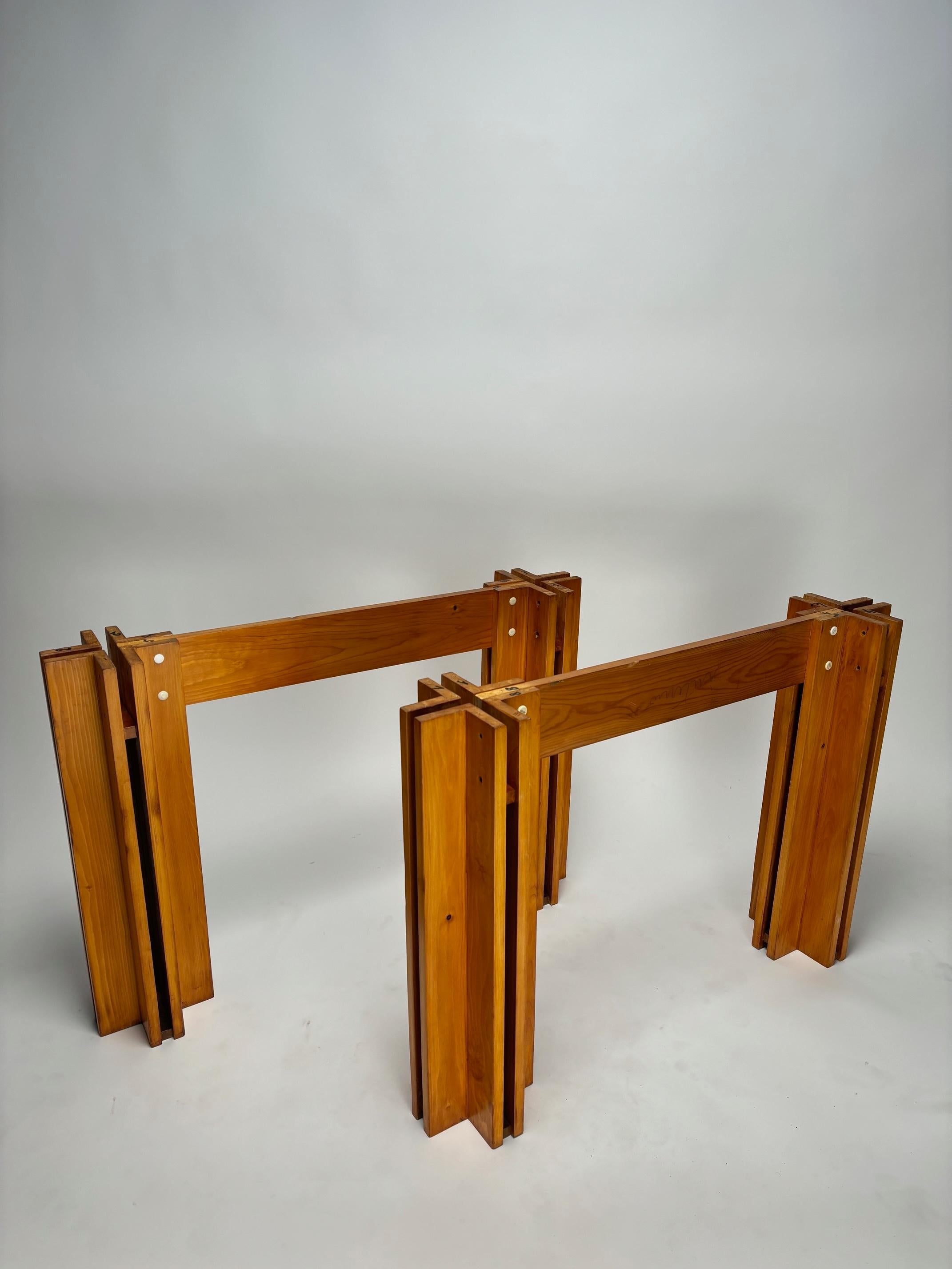 Table Quatour de Carlo Scarpa pour Gavina, Italie 1973 Bon état - En vente à Argelato, BO