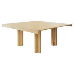 Vintage Quatour Wooden Table by Carlo Scarpa for Gavina, Italy 1973
