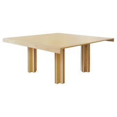 Retro Quatour Wooden Table by Carlo Scarpa for Gavina, Italy 1973