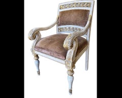 Quatrain for Dessin Fournir Piedmontese Style Pierced Carved Armchair 1 of 2