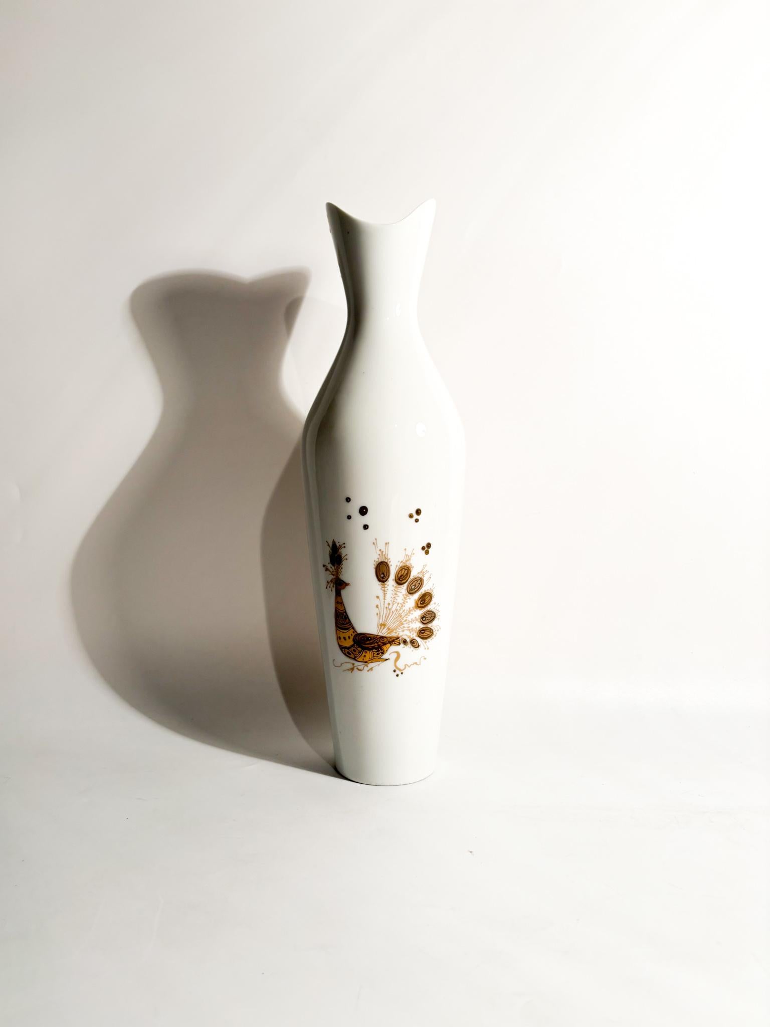 Quatre Couleurs Porcelain Vase by Rosenthal Studio Linie by Bjorn Wiinblad 1960s For Sale 2